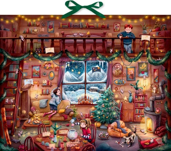 Produktbild: Zettel-Adventskalender &ndash; Aufregende Winterferien in den Bergen