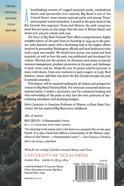 Produktbild: The Story of Big Bend National Park