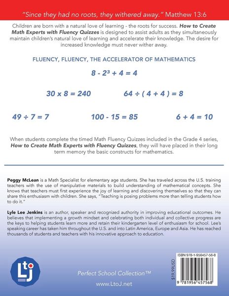 Produktbild: How to Create Math Experts with Fluency Quizzes Grade 4