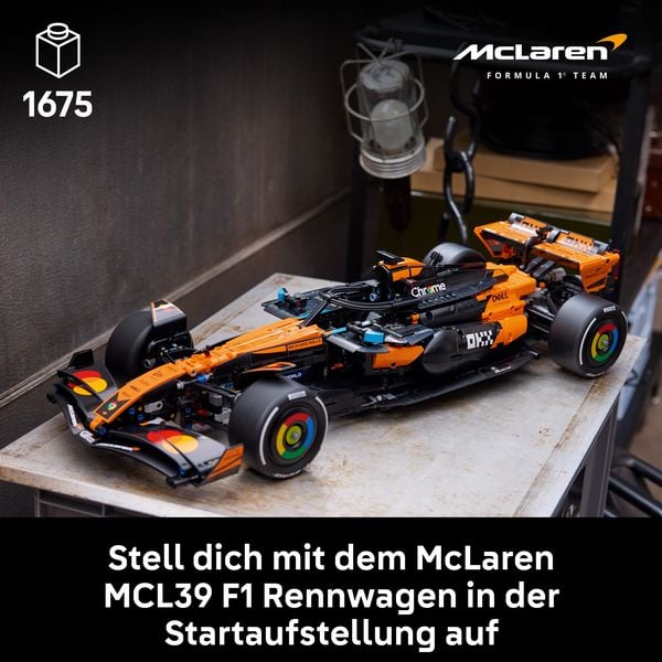 Produktbild: LEGO Technic 42228 McLaren MCL39 F1 Rennwagen, Formel 1 Modellauto