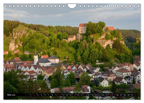 Produktbild: Unterwegs auf der fr&auml;nkischen Burgenstra&szlig;e (Wandkalender 2026 DIN A4 quer), CALVENDO Monatskalender