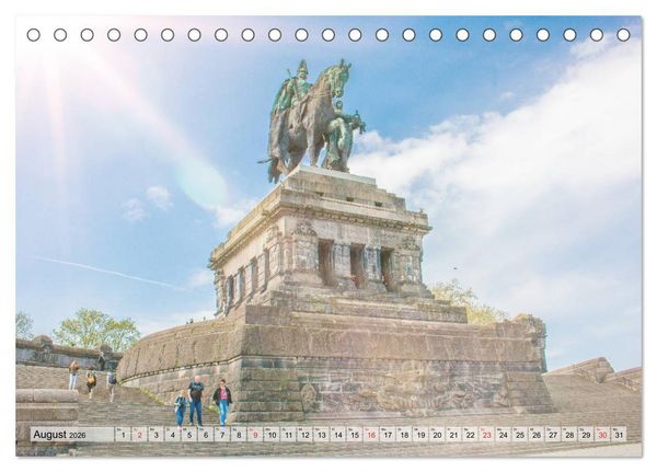 Produktbild: Koblenz Impressionen (Tischkalender 2026 DIN A5 quer), CALVENDO Monatskalender