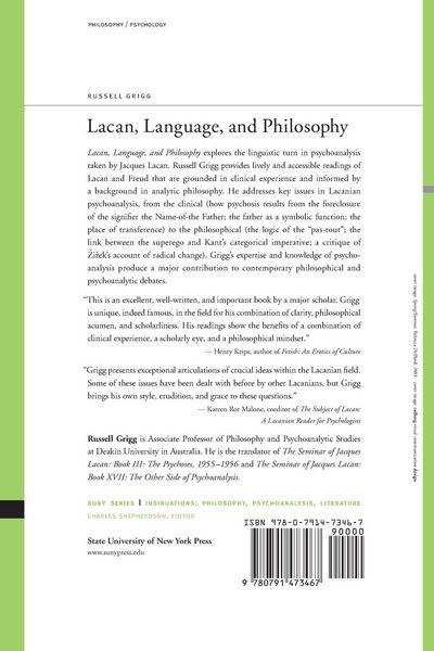 Produktbild: Lacan, Language, and Philosophy