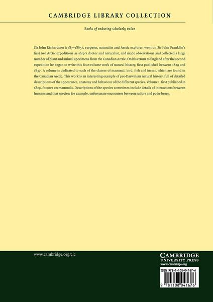 Produktbild: Fauna Boreali-Americana; Or, the Zoology of the Northern Parts of British America