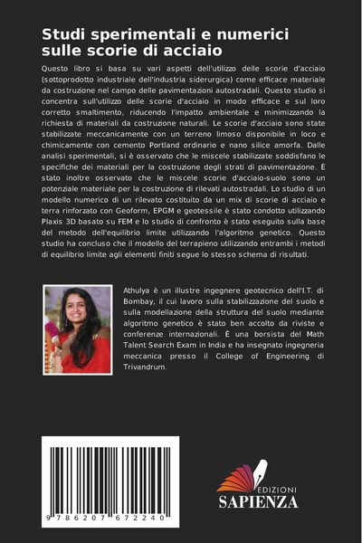 Produktbild: Studi sperimentali e numerici sulle scorie di acciaio
