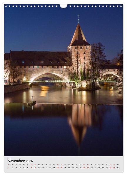 Produktbild: N&uuml;rnberg - Die faszinierende historische Altstadt (Wandkalender 2026 DIN A3 hoch), CALVENDO Monatskalender