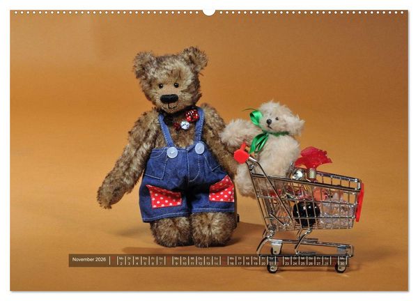 Produktbild: Die Teddys sind los (Wandkalender 2026 DIN A2 quer), CALVENDO Monatskalender