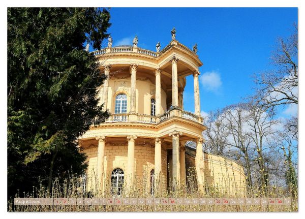 Produktbild: Sanssouci - Ohne Sorge - Schloss und Park (Tischkalender 2026 DIN A5 quer), CALVENDO Monatskalender