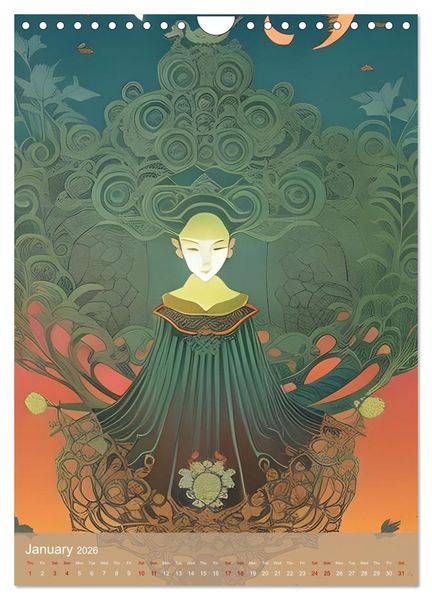 Produktbild: Hidden Beauty (Wall Calendar 2026 DIN A4 portrait), CALVENDO 12 Month Wall Calendar