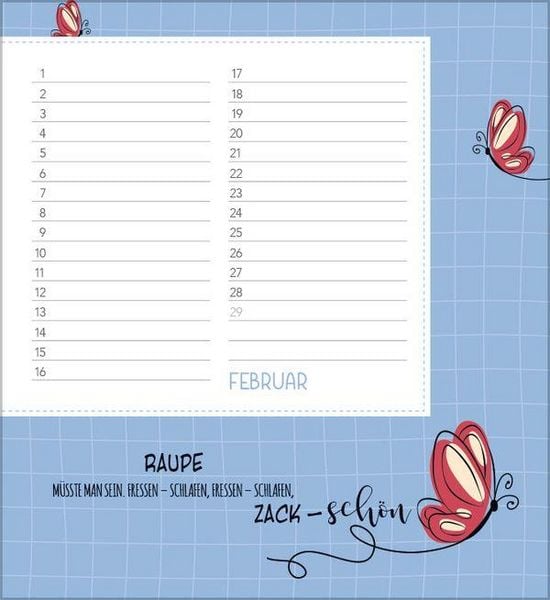 Produktbild: Geburtstagskalender Happy Mind