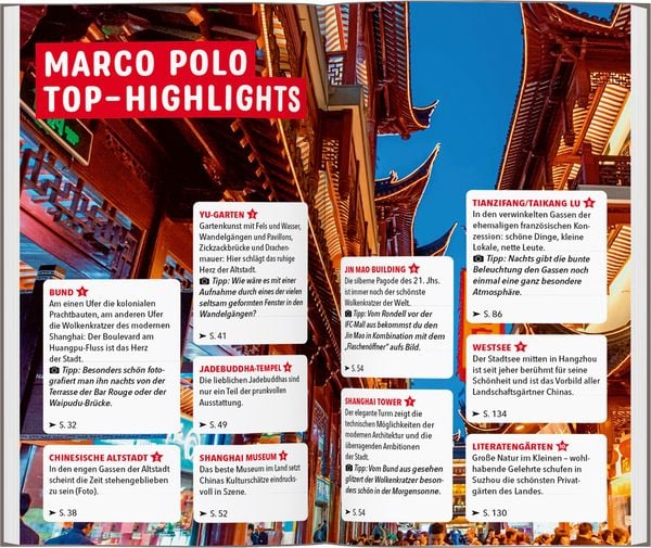 Produktbild: MARCO POLO Reisef&uuml;hrer Shanghai, Sozhou, Hangzhou