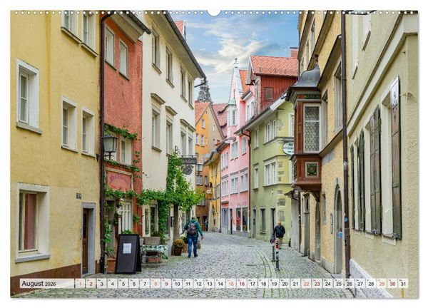 Produktbild: Lindau Bodensee Impressionen (Wandkalender 2026 DIN A2 quer), CALVENDO Monatskalender