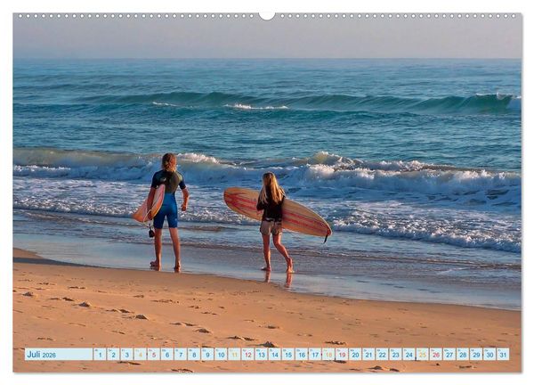 Produktbild: Surfen - Wasser, Wind und coole Typen (hochwertiger Premium Wandkalender 2026 DIN A2 quer), Kunstdruck in Hochglanz