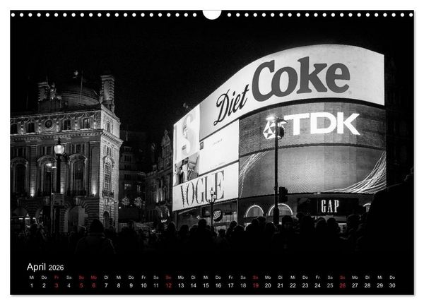 Produktbild: Unterwegs in London (Wandkalender 2026 DIN A3 quer), CALVENDO Monatskalender