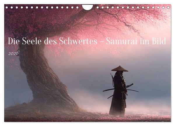 Die Seele des Schwertes – Samurai im Bild (Wandkalender 2026 DIN A4 quer), CALVENDO Monatskalender