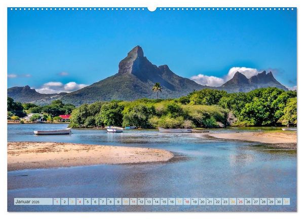 Produktbild: Mauritius - Insel im Indischen Ozean (Wandkalender 2026 DIN A2 quer), CALVENDO Monatskalender