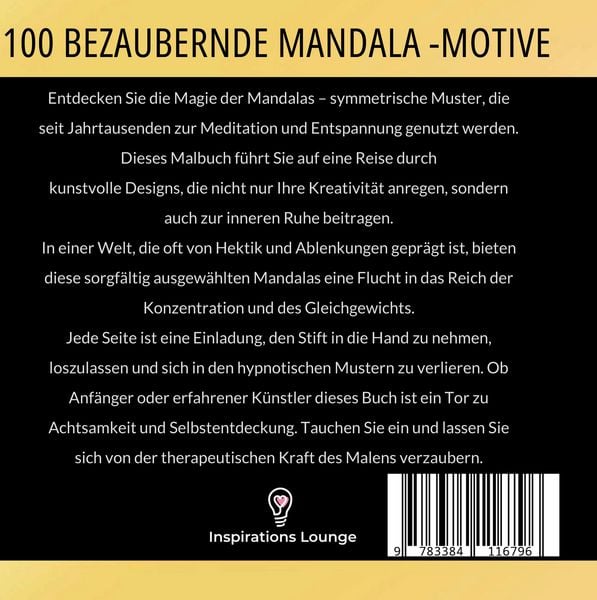 Produktbild: Magische Mandalas: 100 inspirierende Mandalas f&uuml;r einen kreativen Ausgleich!