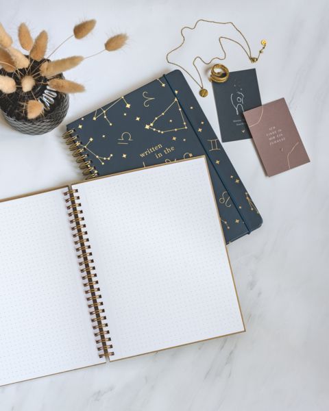 Produktbild: Brunnen Notizbuch Wire-O A5 dotted caramel