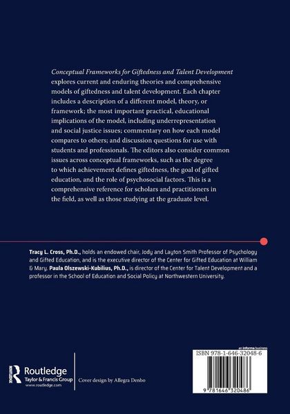 Produktbild: Conceptual Frameworks for Giftedness and Talent Development