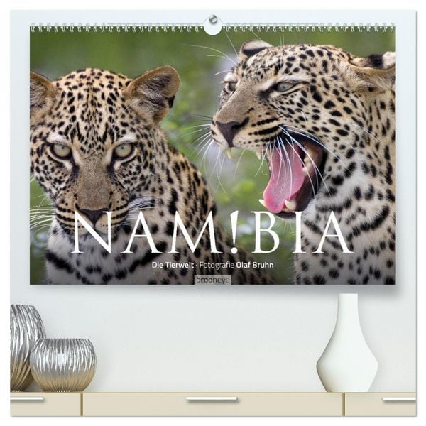 Produktbild: Namibia - Die Tierwelt (hochwertiger Premium Wandkalender 2026 DIN A2 quer), Kunstdruck in Hochglanz
