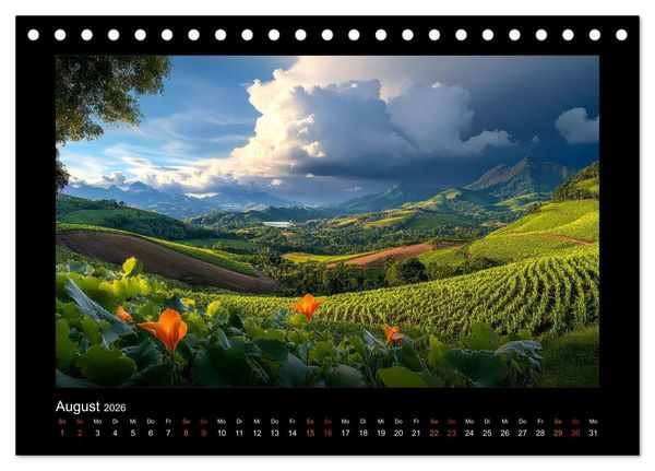Produktbild: Brasilien - Natur, Kultur und Lebensfreude (Tischkalender 2026 DIN A5 quer), CALVENDO Monatskalender