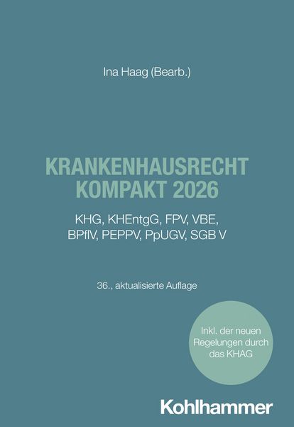 Produktbild: Krankenhausrecht kompakt 2026