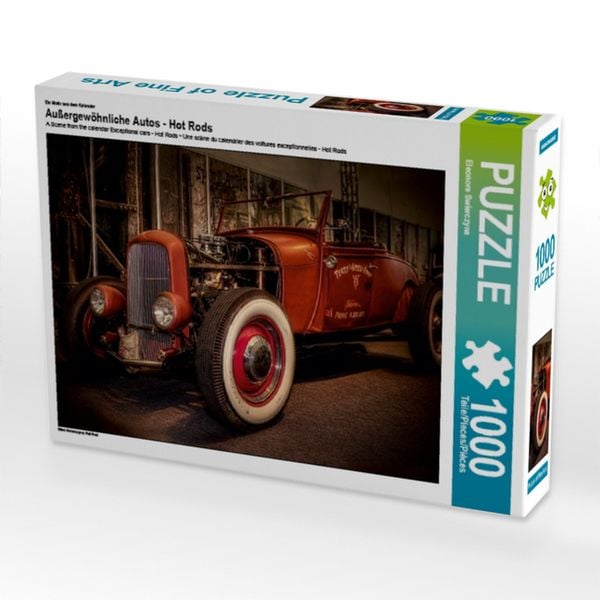 CALVENDO Puzzle Ein Motiv aus dem Kalender Außergewöhnliche Autos - Hot Rods | 1000 Teile Lege-Größe 64x48cm Foto-Puzzle für glückliche Stunden