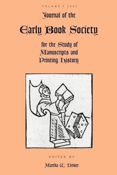 Produktbild: Journal of the Early Book Society Vol 5