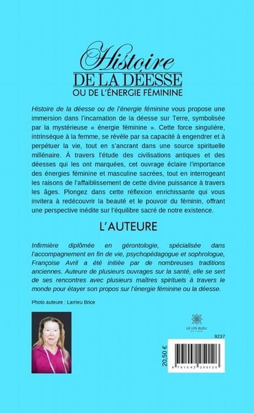 Produktbild: Histoire de la d&eacute;esse ou de l'&eacute;nergie f&eacute;minine
