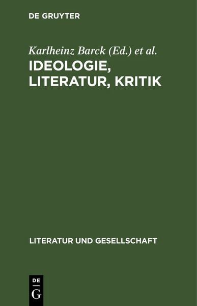 Produktbild: Ideologie, Literatur, Kritik