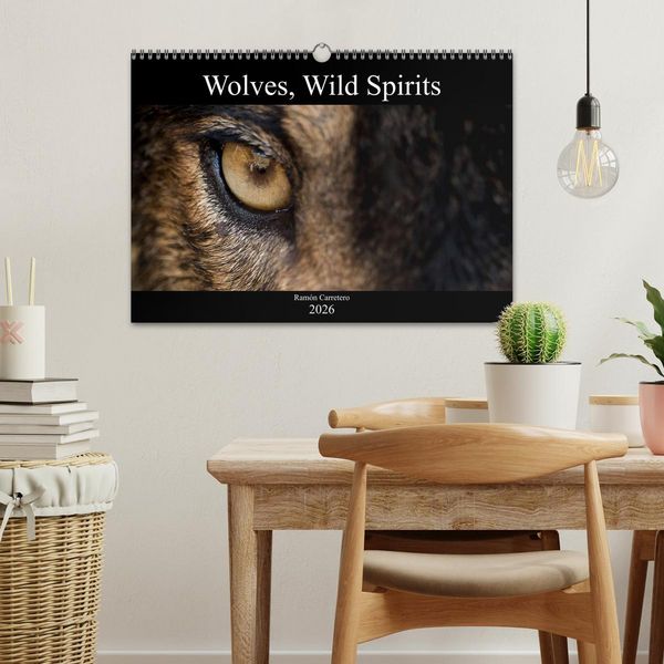 Produktbild: Wolves, Wild Spirits (Wall Calendar 2026 DIN A3 landscape), CALVENDO 12 Month Wall Calendar