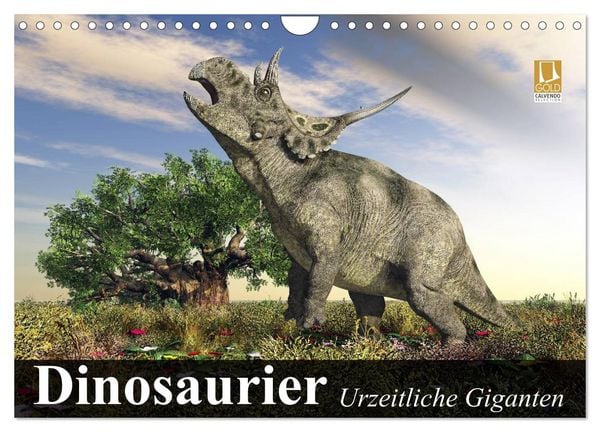 Produktbild: Dinosaurier. Urzeitliche Giganten (Wandkalender 2026 DIN A4 quer), CALVENDO Monatskalender