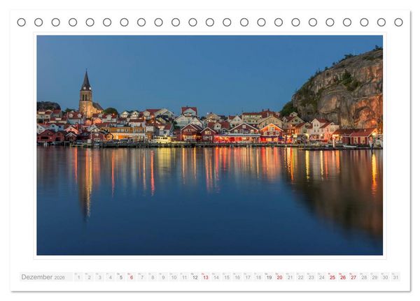 Produktbild: Bohusl&auml;n Fj&auml;llbacka - Hamburgsund - Grebbestad 2026 (Tischkalender 2026 DIN A5 quer), CALVENDO Monatskalender