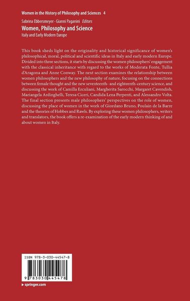 Produktbild: Women, Philosophy and Science