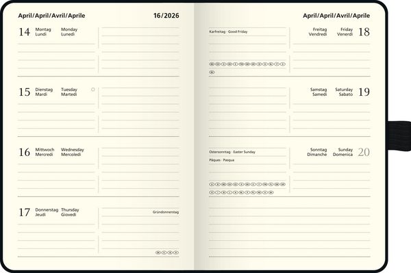 Produktbild: BRUNNEN 1073266526 Taschenkal. Kompagnon Mod. 732 66 2026