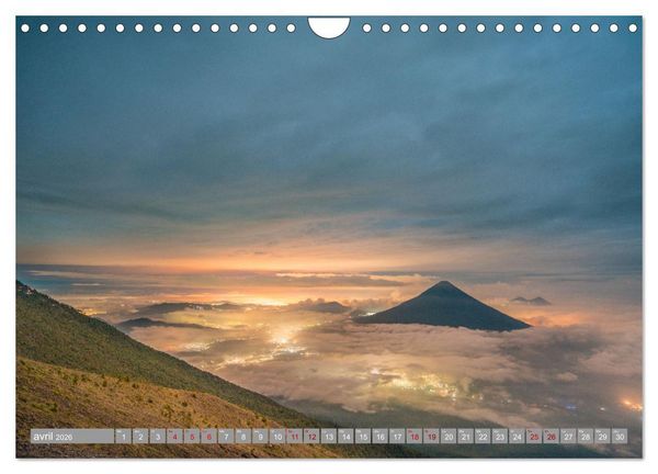 Produktbild: Am&eacute;rique Centrale - Des paysages fantastique du Panama au Guatemala (Calendrier mural 2026 DIN A4 vertical), CALVENDO calendrier mensuel