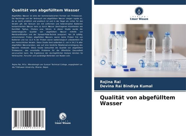 Produktbild: Qualit&auml;t von abgef&uuml;lltem Wasser