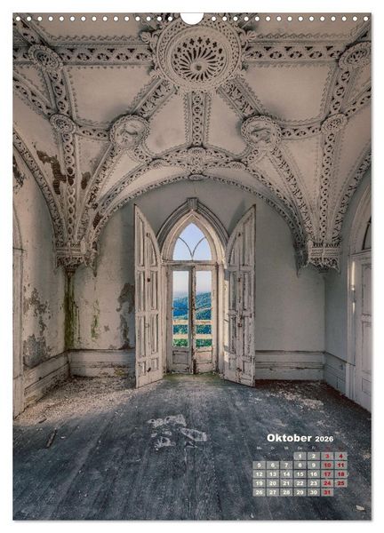 Produktbild: Lost Places - morbide Sch&ouml;nheiten (Wandkalender 2026 DIN A3 hoch), CALVENDO Monatskalender