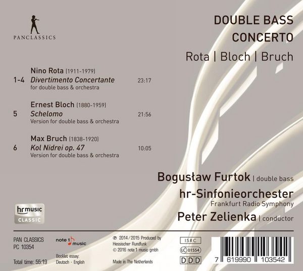 Produktbild: Double Bass Concerto