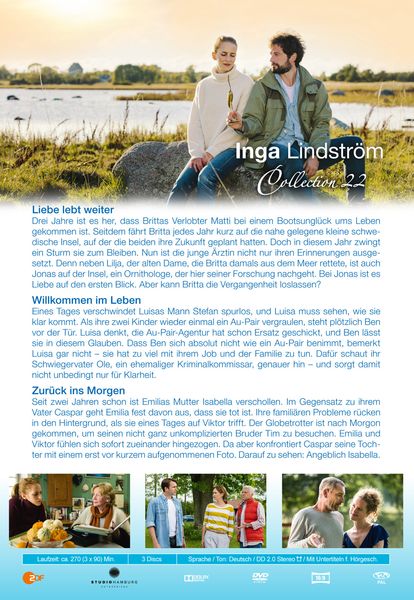 Produktbild: Inga Lindstr&ouml;m Collection 22 [3 DVDs]