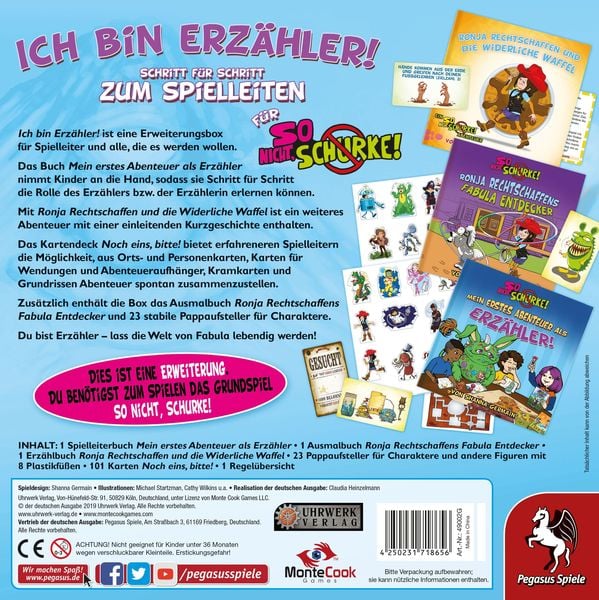 Pegasus - So nicht, Schurke! - Ich bin Erzähler!, Erweiterung