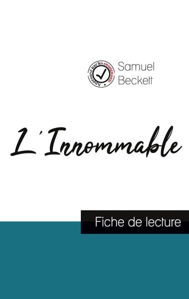 Produktbild: L'Innommable de Samuel Beckett (fiche de lecture et analyse compl&egrave;te de l'oeuvre)