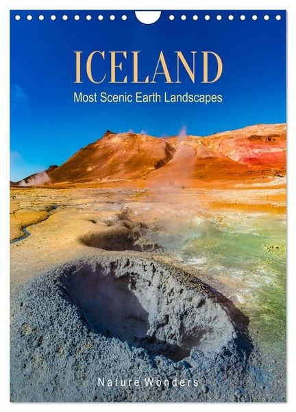 Produktbild: ICELAND, Most Scenic Earth Landscapes, Nature Wonders (Wall Calendar 2026 DIN A4 portrait), CALVENDO 12 Month Wall Calendar