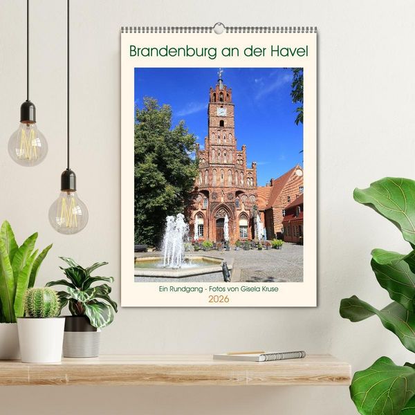 Produktbild: Brandenburg an der Havel - Ein Rundgang (Wandkalender 2026 DIN A2 hoch), CALVENDO Monatskalender