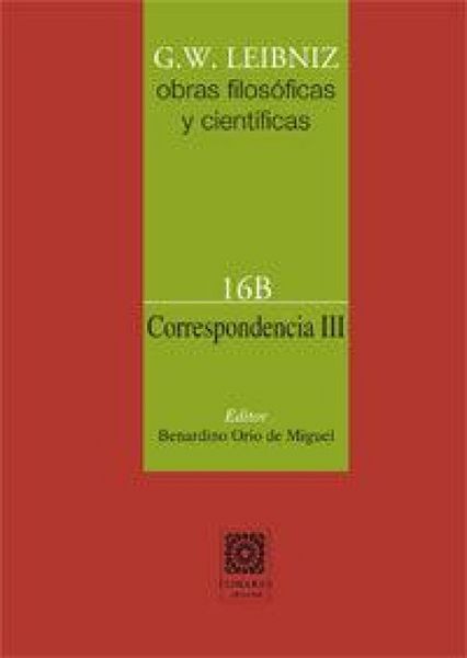 Produktbild: Correspondencia III : 16 B