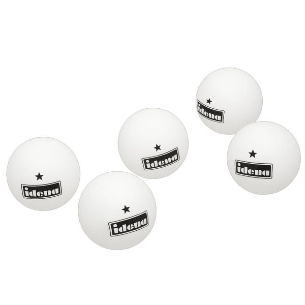 Produktbild: Idena Tischtennisb&auml;lle aus Kunststoff wei&szlig; &Oslash;4cm 36 St&uuml;ck