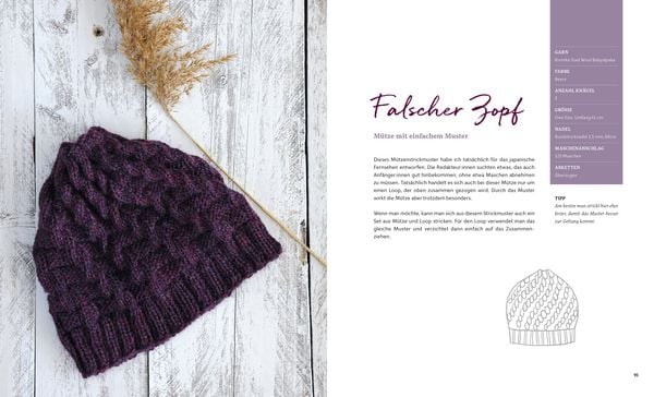 Produktbild: Rechte Masche, linke Masche. Japanische T&uuml;cher und Schals stricken.