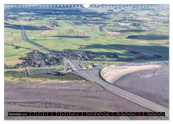 Produktbild: Das Wattenmeer von oben (Wandkalender 2026 DIN A3 quer), CALVENDO Monatskalender