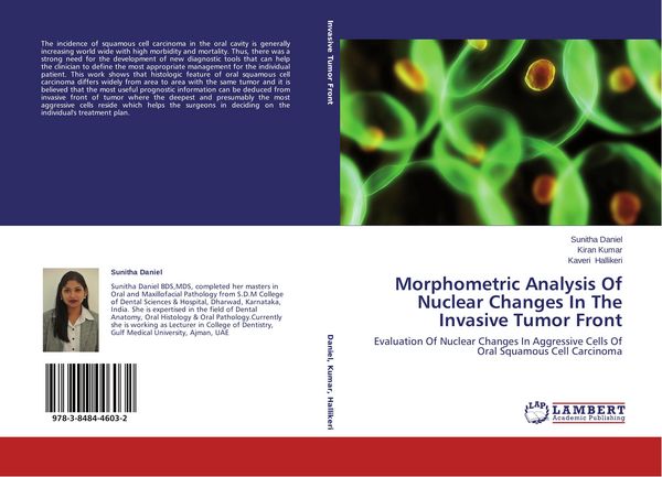 Produktbild: Morphometric Analysis Of Nuclear Changes In The Invasive Tumor Front