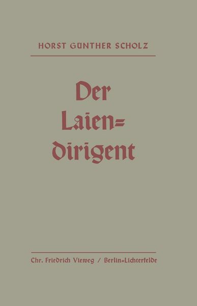 Produktbild: Der Laiendirigent